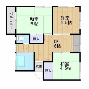 第2コーポ松本【2階】の間取り
