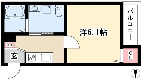 BLUE GOAT 2【3階】の間取り