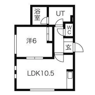 ビッテ山鼻【4階】の間取り