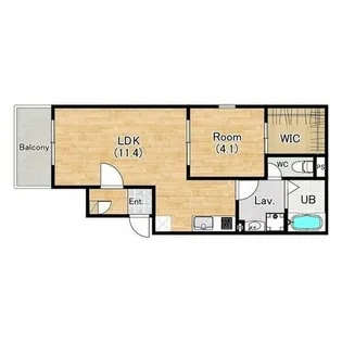 オガールコートナカモズ【2階】の間取り