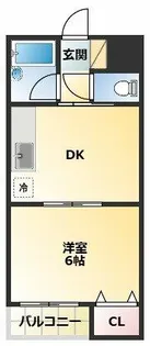 エレガントコーポラス【3階】の間取り