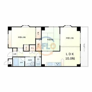 ル・ヴィラージュ【307号室】の間取り