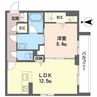 シャーメゾン ポルタフォルトゥーナ【3階】の間取り