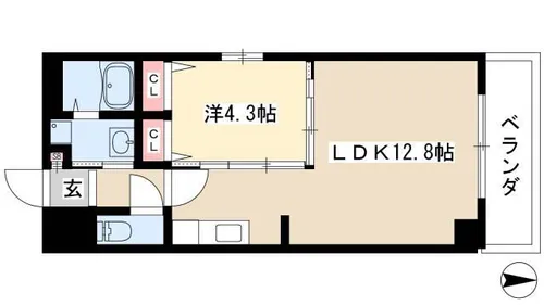 セントラル ケーズ【2階】の間取り