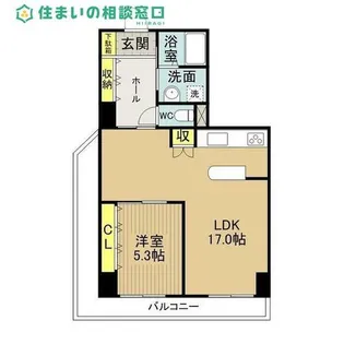 愛知県岡崎市材木町1丁目【マンション】の間取り