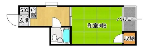 大阪府大阪市東淀川区大桐3丁目【マンション】の間取り