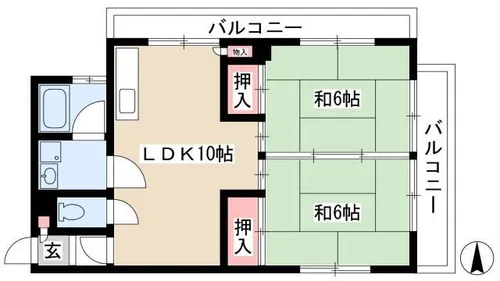 第3泰水堂ビル【6階】の間取り