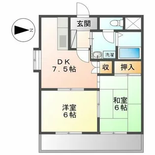 スペースデューク(SPACE DUKE)【7階】の間取り