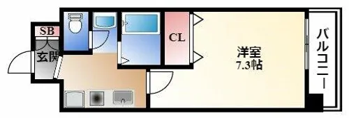 アレーズカシェート【10階】の間取り
