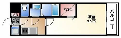 エスリード今池ルミナス【10階】の間取り