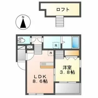 アークラヴィータ【2階】の間取り