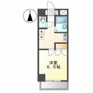 ジュネス北千種【6階】の間取り