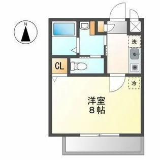 マーブルワン【3階】の間取り