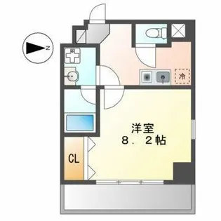 カーサ千種A【3階】の間取り