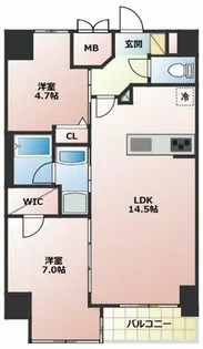 S-RESIDENCE大曽根bresa【7階】の間取り