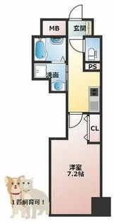 オリエントレジデンス門真栄町【2階】の間取り