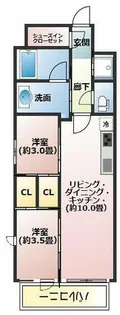 リビオメゾン新大阪【4階】の間取り