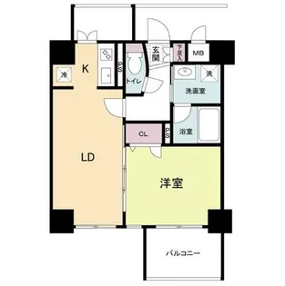 サムティ難波グレイス【8階】の間取り