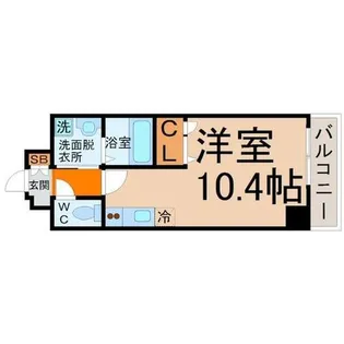 愛知県名古屋市中区橘1丁目【マンション】の間取り