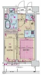 プレサンス高津公園ディオ【10階】の間取り