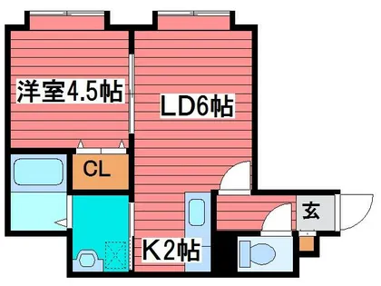セレス2.6【3階】の間取り