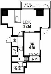 プレディアコート本町【5階】の間取り