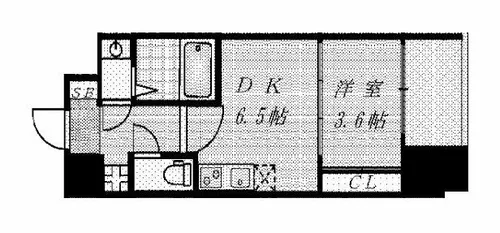 セレニテ北久宝寺【14階】の間取り