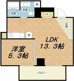 ラジエーションコート【3階】の間取り