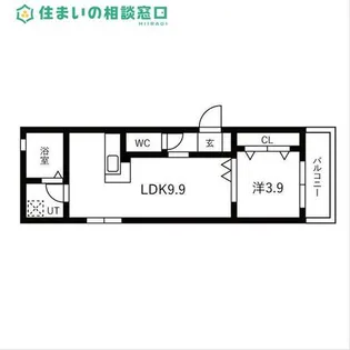 愛知県岡崎市稲熊町字4丁目【アパート】の間取り
