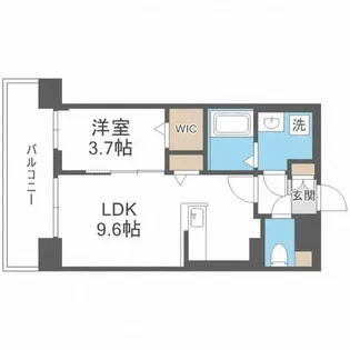 SAKURA天神【4階】の間取り