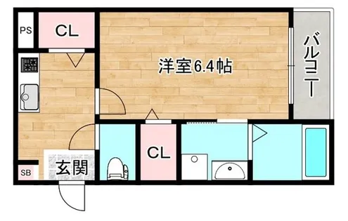 大阪府大阪市旭区赤川4丁目【アパート】の間取り