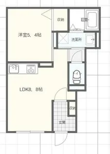 Erba(エルバ)【1階】の間取り
