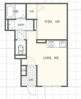 Erba(エルバ)【1階】の間取り