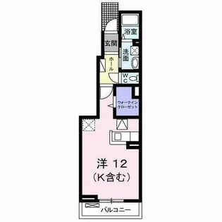 グラン エスポワール【1階】の間取り