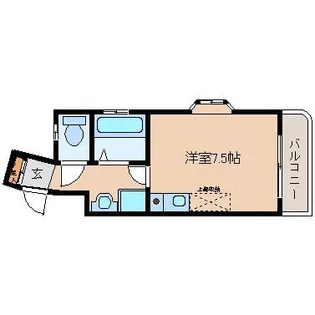 オリエンタル折尾駅【2階】の間取り