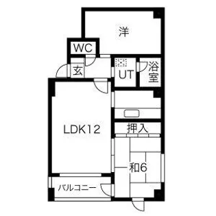 SK麻生36【4階】の間取り