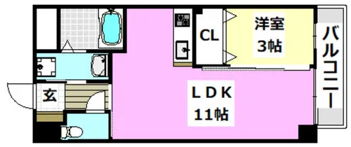 石塚ハイム【213号室】の間取り
