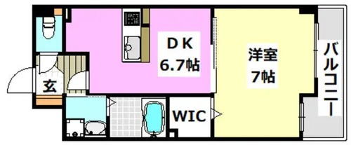 石塚ハイム【310号室】の間取り