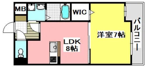 石塚ハイム【4階】の間取り
