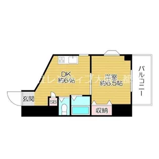 大阪府大阪市都島区高倉町1丁目【マンション】の間取り