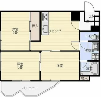 テラスレジデンス鳴海【5階】の間取り