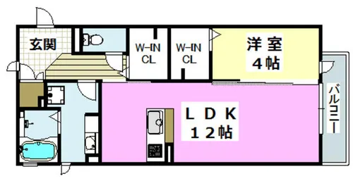 ペリドット【3階】の間取り