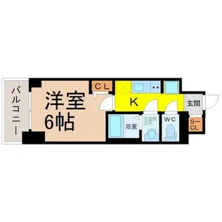 プレサンスTHE大須観音【4階】の間取り