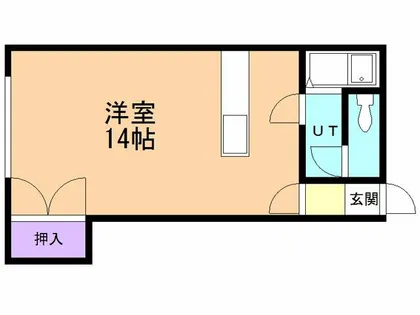 寿壱番館【104号室】の間取り
