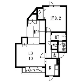 グリーンシャルマンE【1階】の間取り