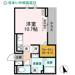 愛知県岡崎市明大寺町字西郷中【アパート】の間取り