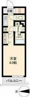 ブランシエスタ金山【6階】の間取り