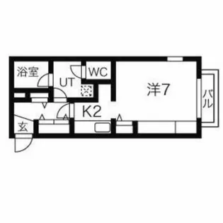 デルタ・ヌーヴ【4階】の間取り
