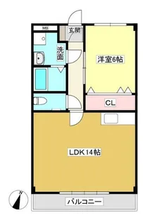 ライフイン・パストラーレ【2階】の間取り