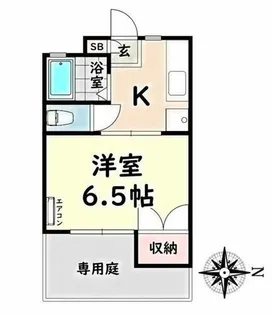 愛知県名古屋市瑞穂区亀城町6丁目【アパート】の間取り